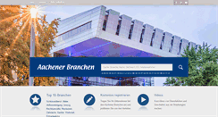 Desktop Screenshot of aachenerbranchen.de